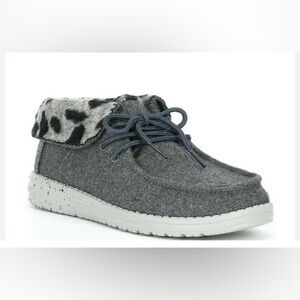 Hey Dude Women’s Britt Cheetah Gray Shoe LEFT SHOE ONLY 9 AMPUTEE REPLACEMENT